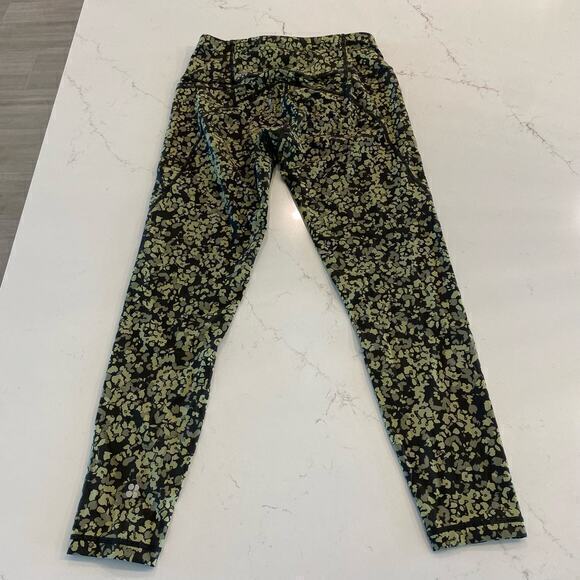 Sweaty Betty Power 7/8 Length Leggings Green Floral Size XS - Picture 4 of 10
